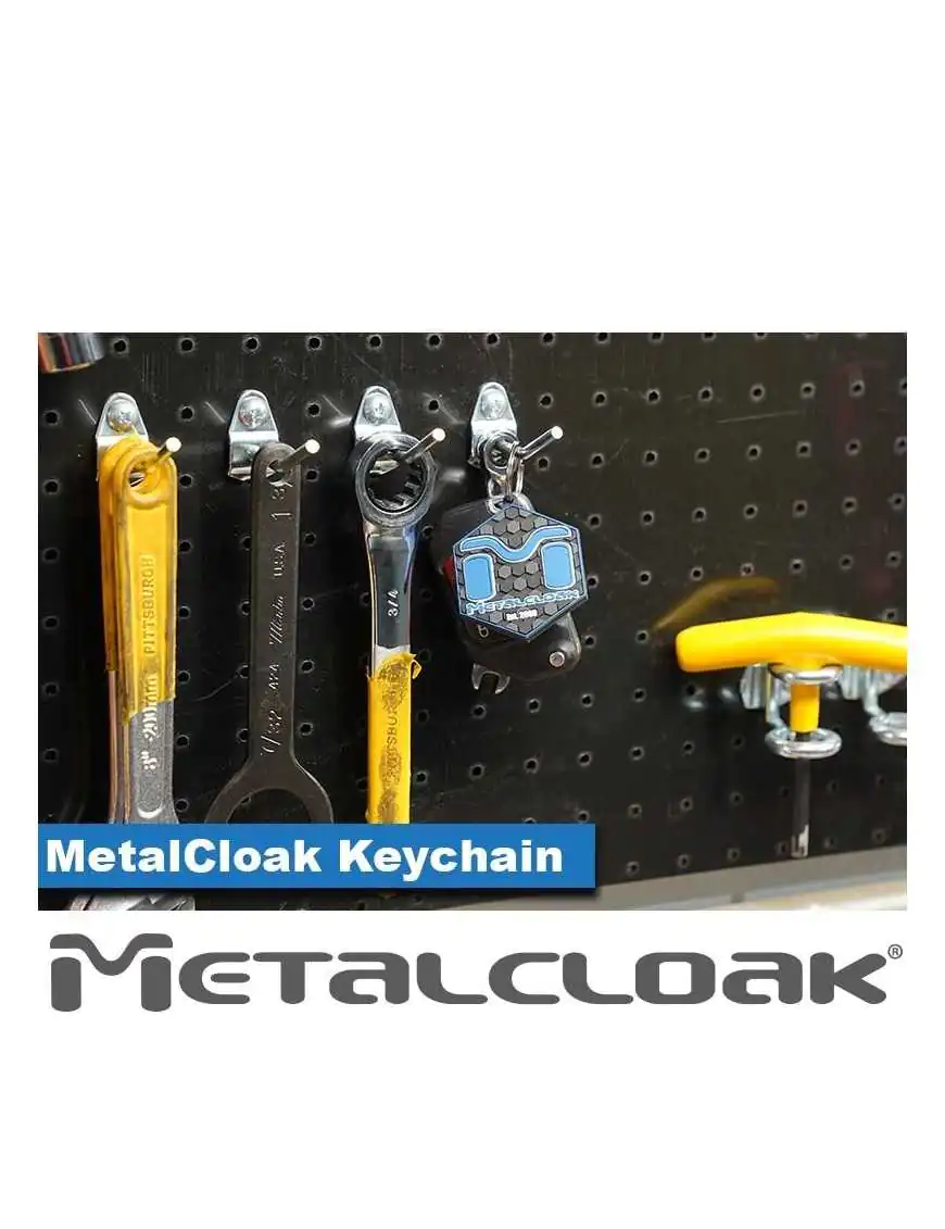 MetalCloak Rubber Keychain