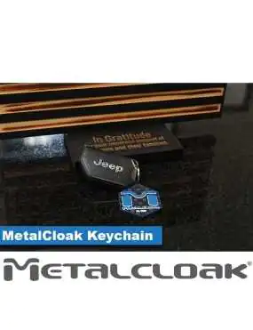 MetalCloak Rubber Keychain