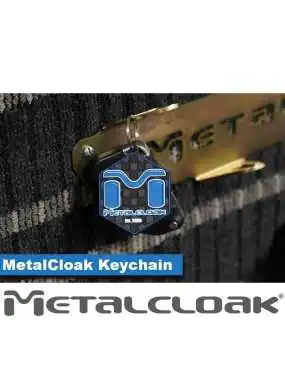 MetalCloak Rubber Keychain