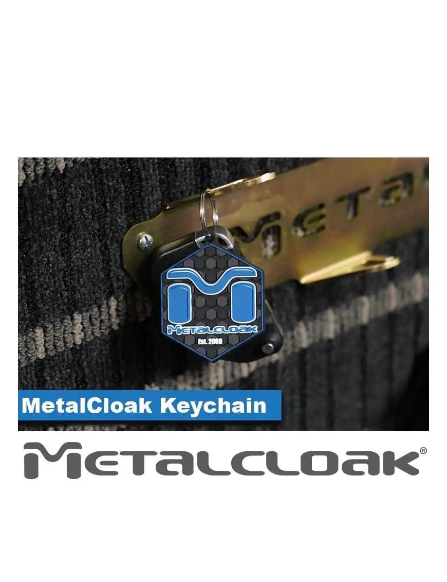 MetalCloak Rubber Keychain