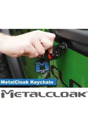 MetalCloak Rubber Keychain