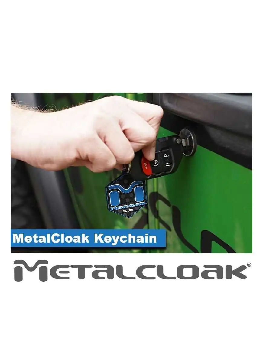MetalCloak Rubber Keychain