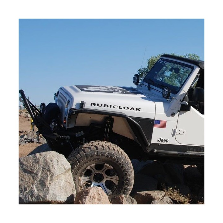 Naklejki na maskę Jeep Wrangler - Rubicloak 24" 2szt METALCLOAK