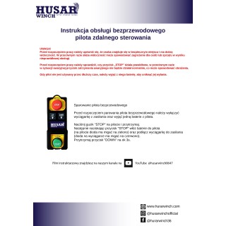 Husar BST P 300/600 z pilotem bezprzewodowym