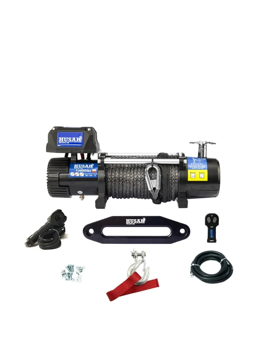 Husar BST 13000 Lbs z liną syntetyczną
