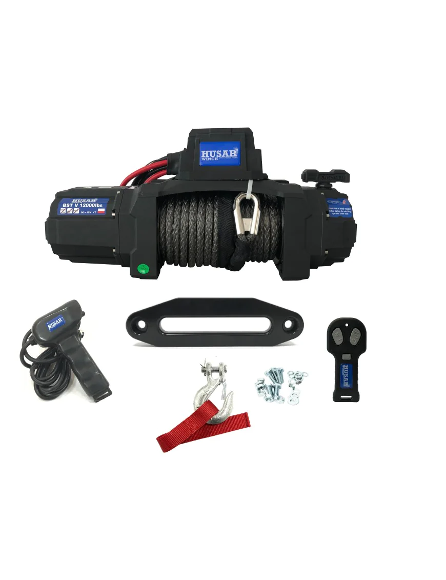 Husar BST V 12000 Lbs Z LINĄ SYNTETYCZNĄ