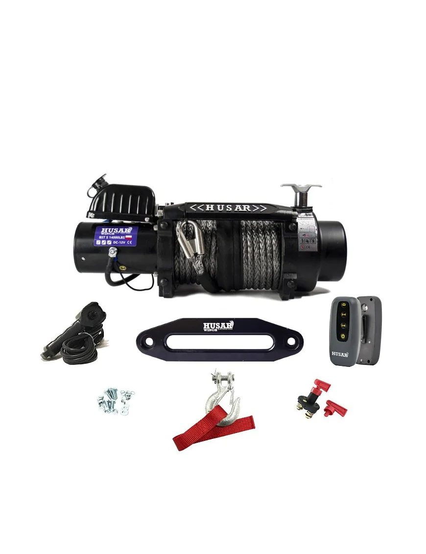Husar BST S 14000 LBS z liną syntetyczną