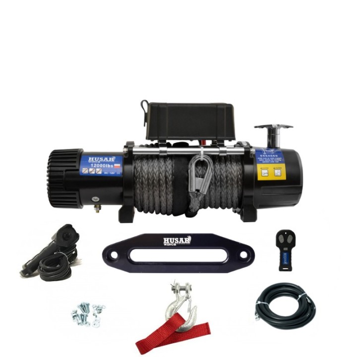 Husar BST 12000 Lbs z liną syntetyczną