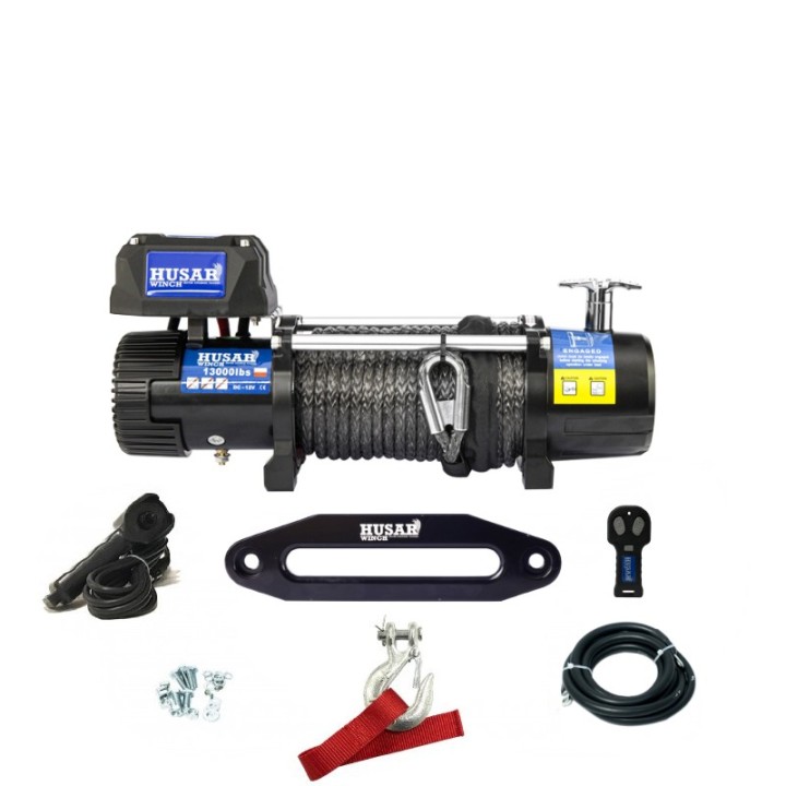 Husar BST 13000 Lbs z liną syntetyczną