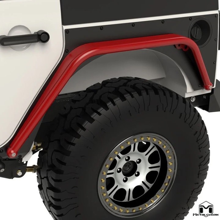 Czarne metalowe Poszerzenia Jeep Wrangler JK od Metalcloak - ujęcie 2