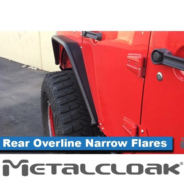 Czarne metalowe Poszerzenia Jeep Wrangler JK od Metalcloak - ujęcie 3