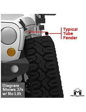 Poszerzenia Metalcloak Jeep Wrangler JK Overline HI-Clearance na szybkozłączkach | Szekla4x4.pl