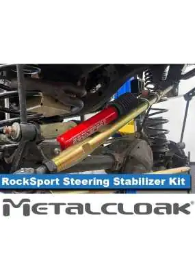 RockSport RED Steering Stabilizer Kit, TJ Wrangler