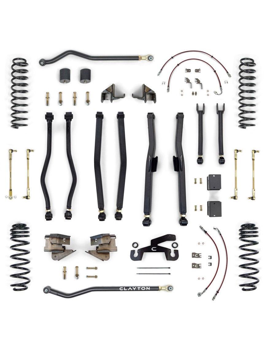 Zestaw zawieszenia Long Arm Overland+ Clayton Lift 1" 392