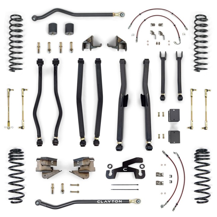Zestaw zawieszenia Long Arm Overland+ Clayton Lift 1" 392