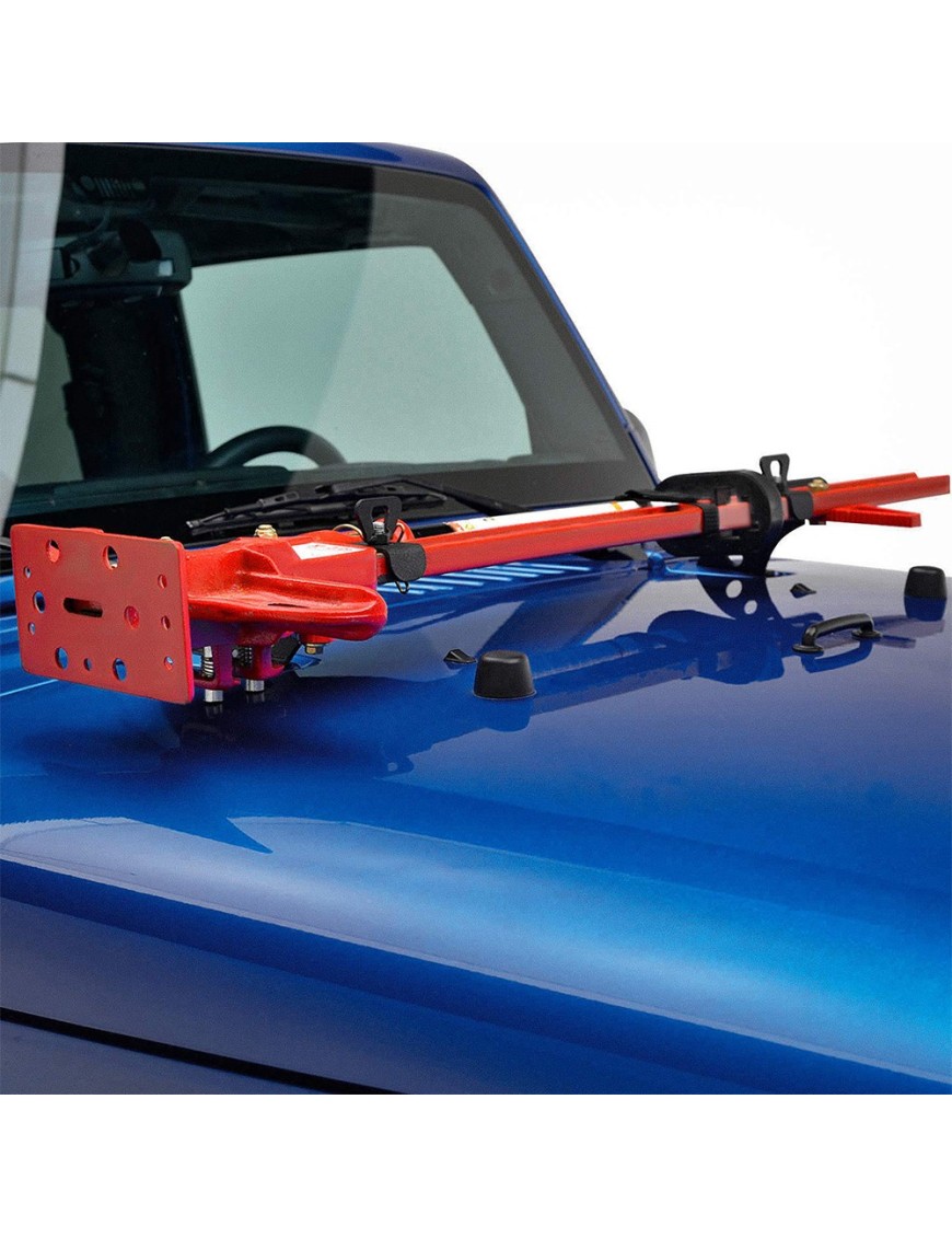 Mocowanie podnośnika hi-lift jack na maskę lub zawiasy drzwi OFD Mocowanie podnośnika hi-lift jack na maskę lub zawiasy drzwi OFD