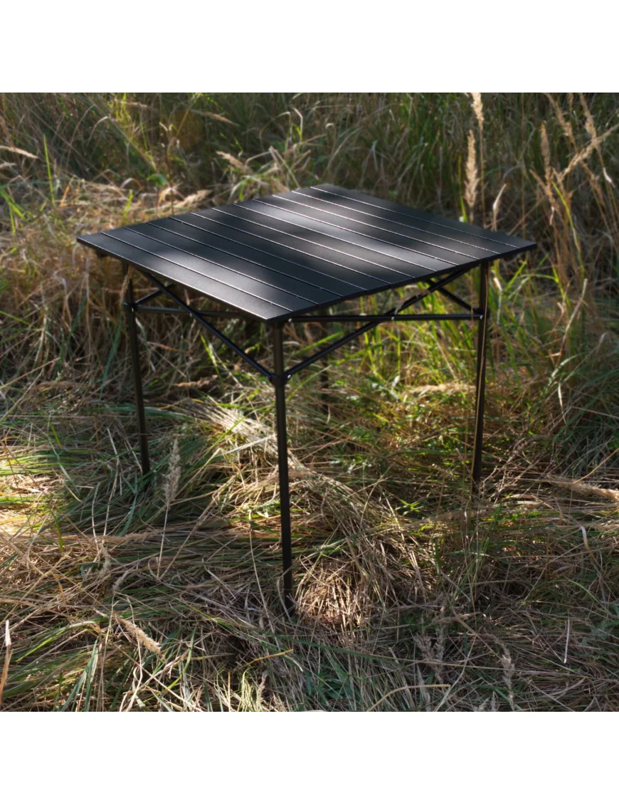 OFFLANDER SKŁADANY ALUMINIOWY STÓŁ KEMPINGOWY 70 x 70 CM