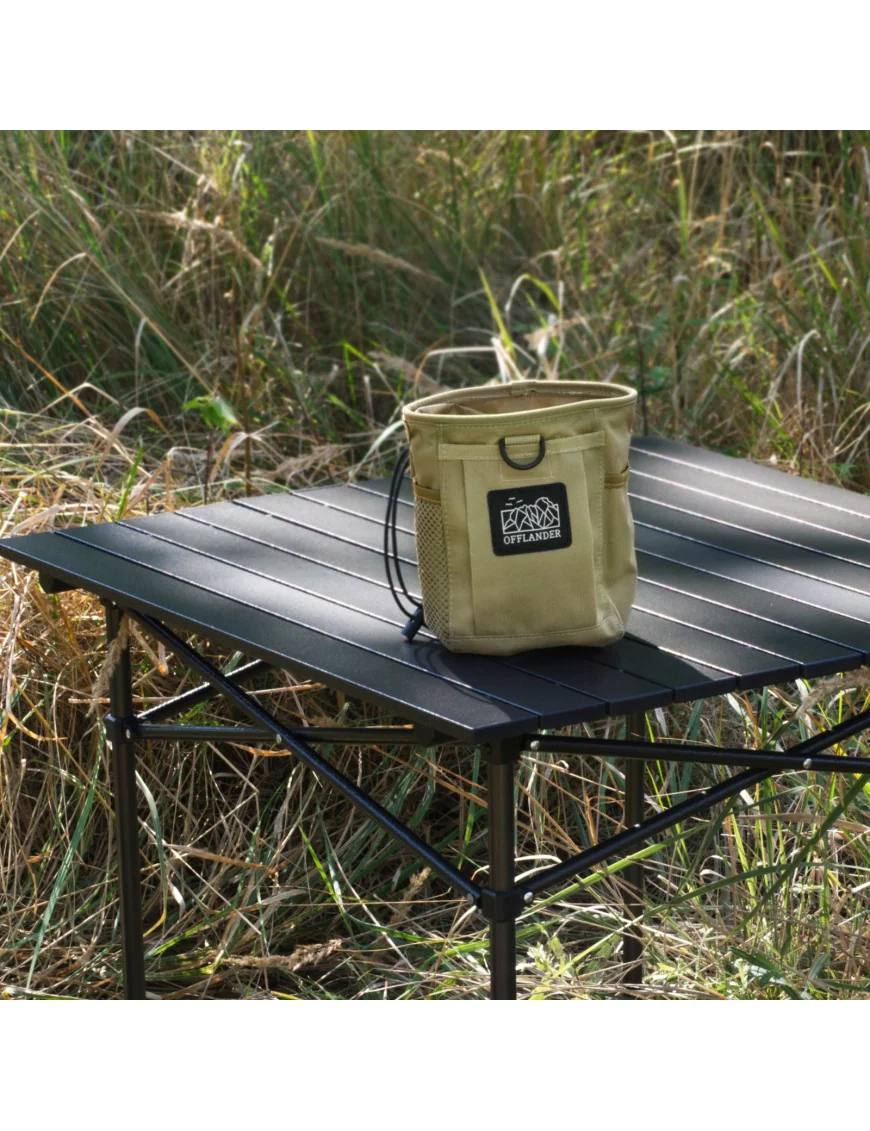 OFFLANDER SKŁADANY ALUMINIOWY STÓŁ KEMPINGOWY 70 x 70 CM