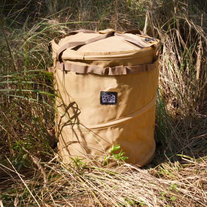 OFFLANDER KOSZ KEMPINGOWY CYLINDRYCZNY KHAKI