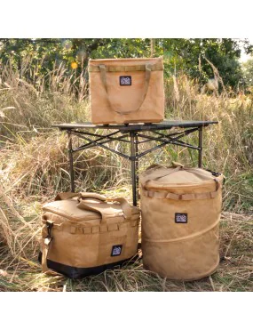 OFFLANDER KOSZ KEMPINGOWY CYLINDRYCZNY KHAKI