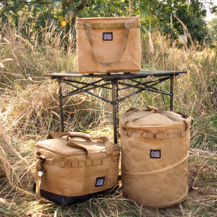 OFFLANDER KOSZ KEMPINGOWY CYLINDRYCZNY KHAKI