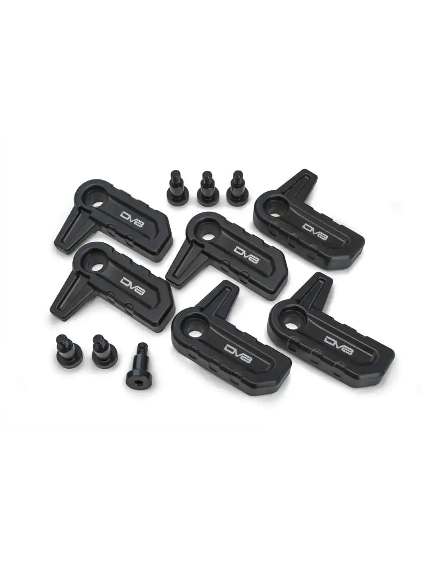 Aluminiowe zatrzaski Hardtopu Jeep Wrangler JL JLU DV8 | Szekla4x4.pl