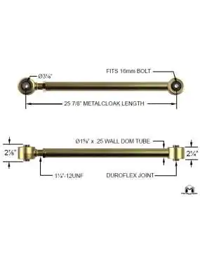Bronco 6G Rear Lower Duroflex Control Arms
