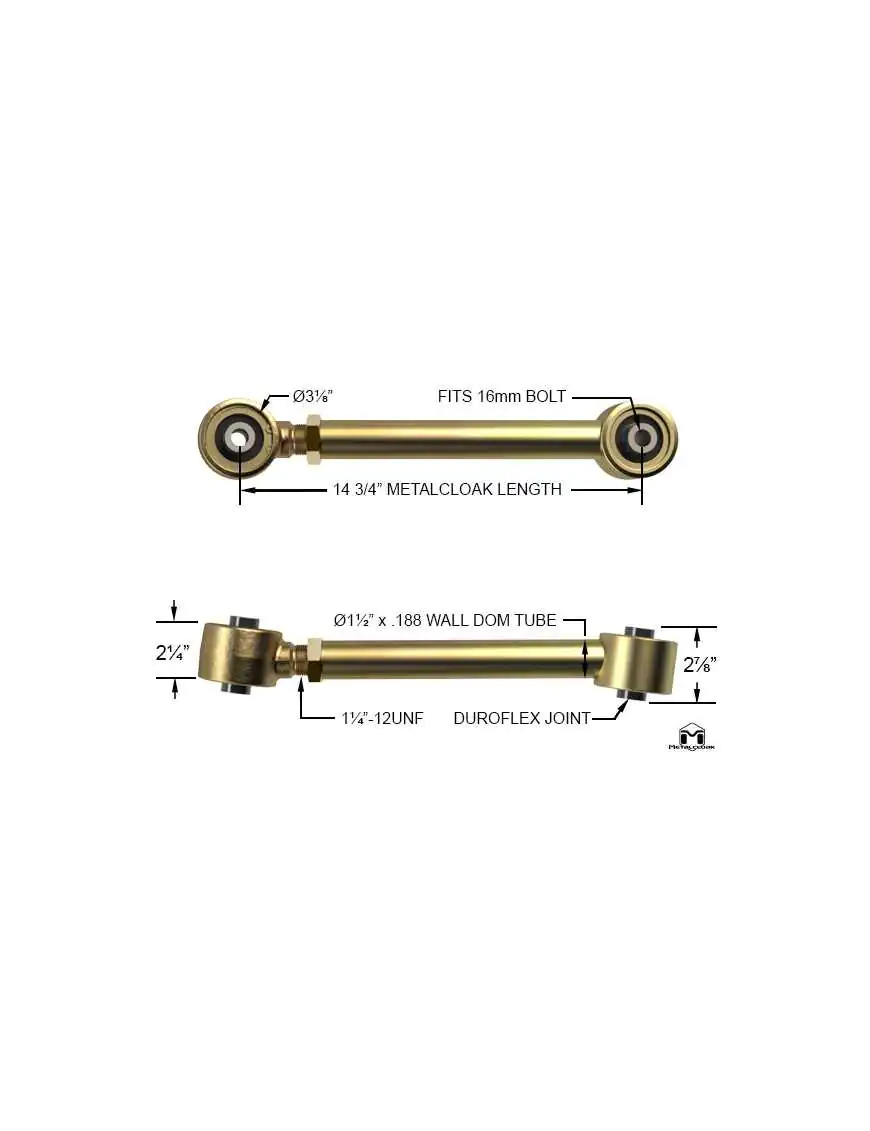 Bronco 6G Rear Upper Duroflex Control Arms