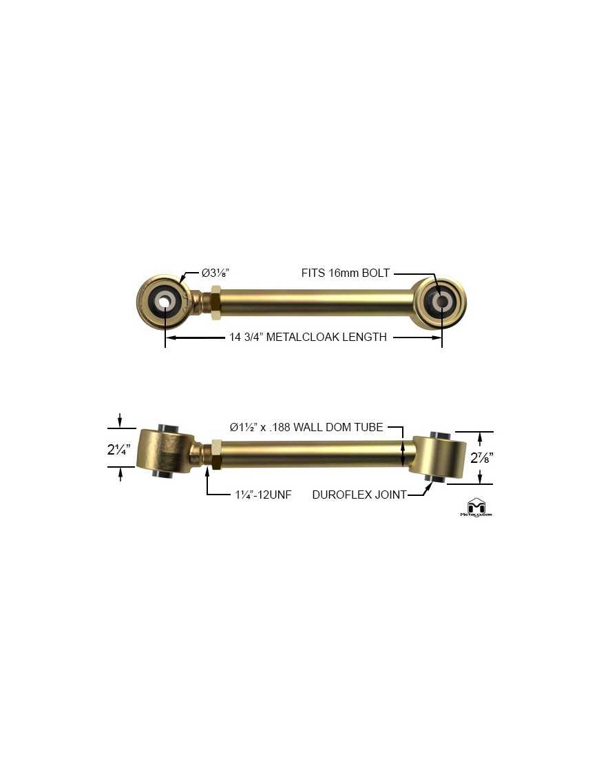 Wahacze tylne górne Bronco 2021+ 6G Metalcloak | Szekla4x4.pl