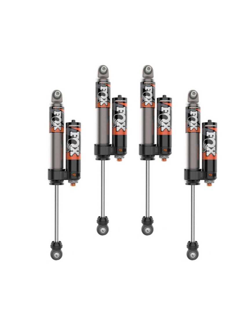 Zestaw amortyzatorów FOX Performance Elite 2.5 Reservoir Regulowany DSC Lift 2-3" | Szekla4x4.pl