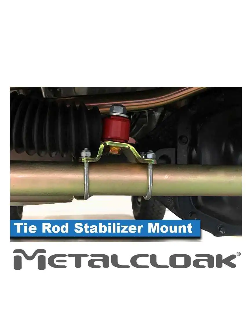 JK Wrangler | JL Wrangler | JT Gladiator Steering Stabilizer - 1.625" Tie Rod Mount
