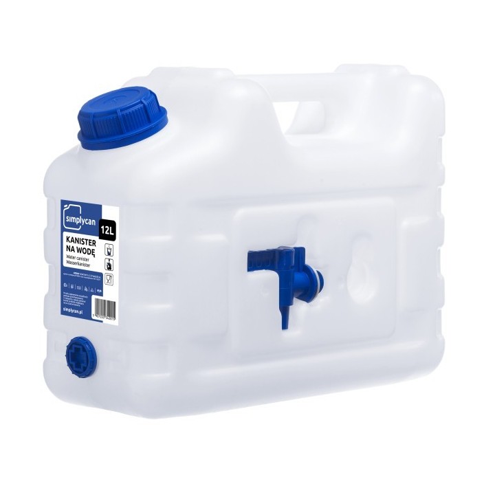 Pojemnik na wodę pitną 10L ATEST kanister SimplyCan z kranikiem (max. 12L) - ujęcie 2