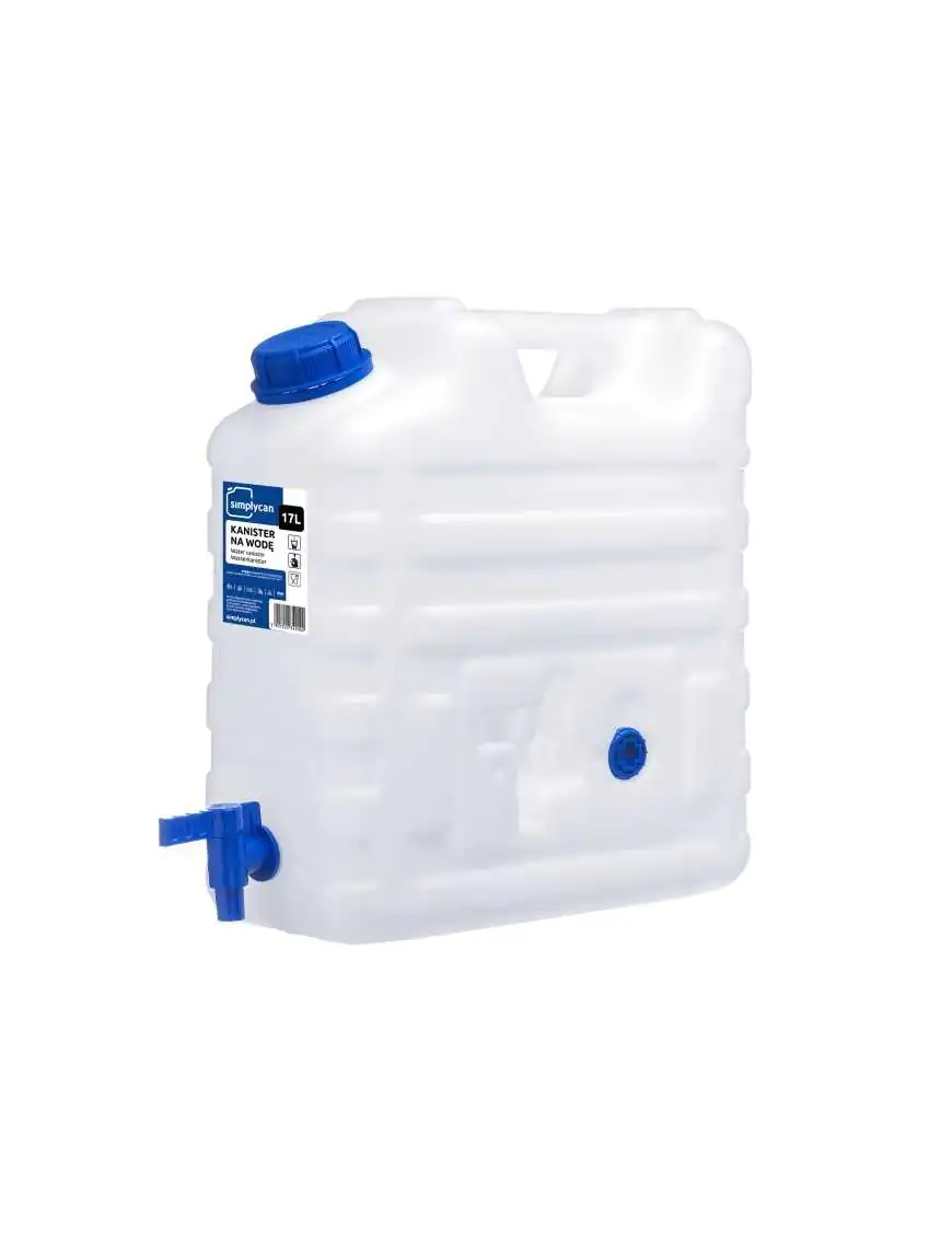 Pojemnik na wodę pitną 15L ATEST kanister SimplyCan z kranikiem (max. 17L) | Szekla4x4.pl Pojemnik na wodę pitną 15L ATEST kanister SimplyCan z kranikiem (max. 17L) | Szekla4x4.pl