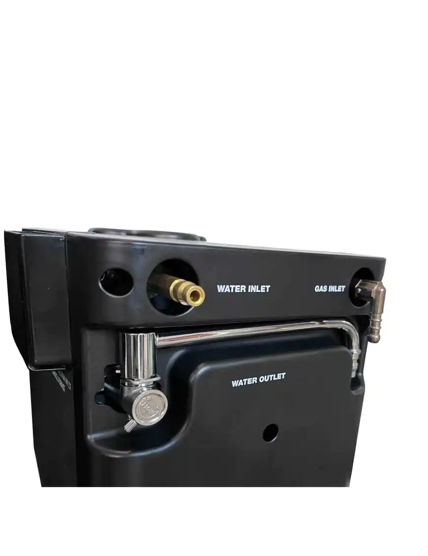 Portable Gas-Powered Tankless Water Heater with Shower