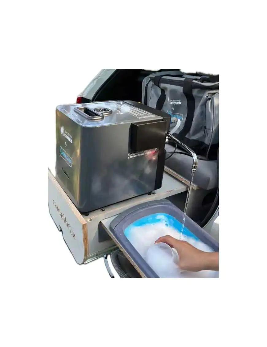 Portable Gas-Powered Tankless Water Heater with Shower