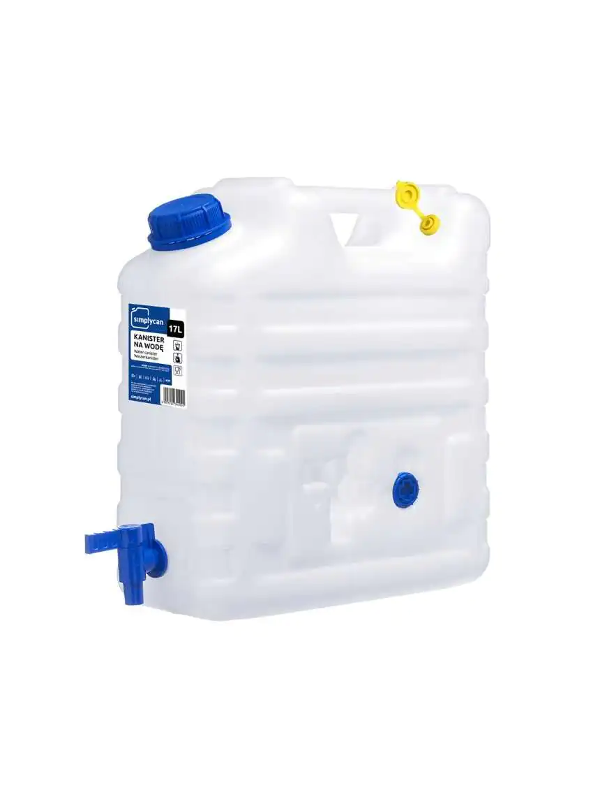 15L Drinking Water Container – Certified SimplyCan Jerry Can with Air Vent (max. 17L capacity) 15L Drinking Water Container – Certified SimplyCan Jerry Can with Air Vent (max. 17L capacity)