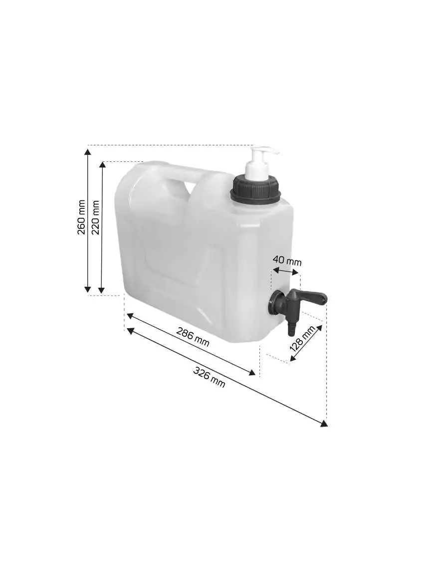5L Heavy Duty Water Container – Bottom Tap & Dispenser