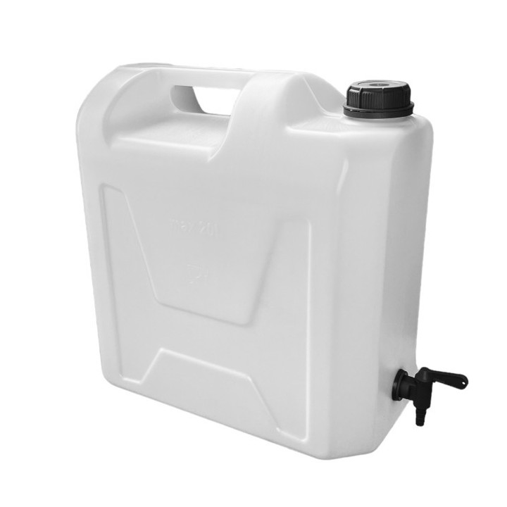 Pojemnik na wodę 20L bezb. KRAN DOLNY PLASTIK 3/4" HEAVY DUTY - ujęcie 2