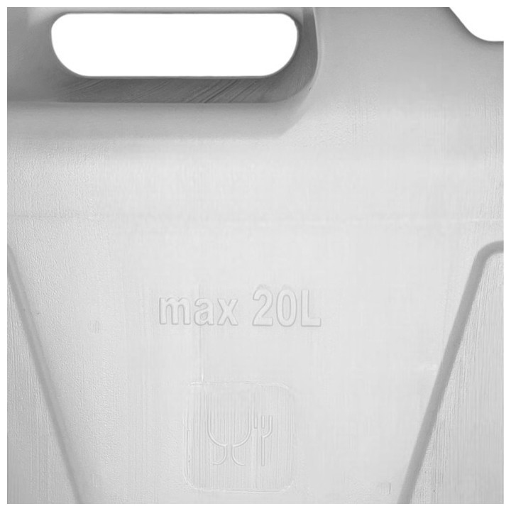 Pojemnik na wodę 20L bezb. KRAN DOLNY PLASTIK 3/4" HEAVY DUTY - ujęcie 3