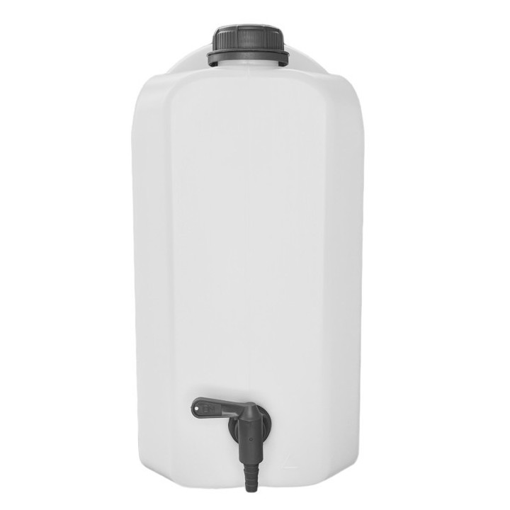 Pojemnik na wodę 20L bezb. KRAN DOLNY PLASTIK 3/4" HEAVY DUTY - ujęcie 4