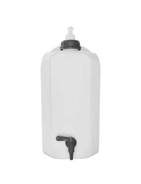 Water Container SimplyCan 20L Transparent with Plastic Tap and HEAVY DUTY Soap Dispenser