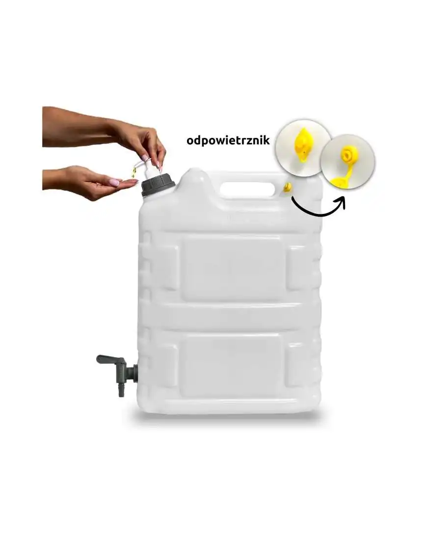 Portable Sink 22L SimplyCan Profi – Water Container with Dispenser and Air Vent
