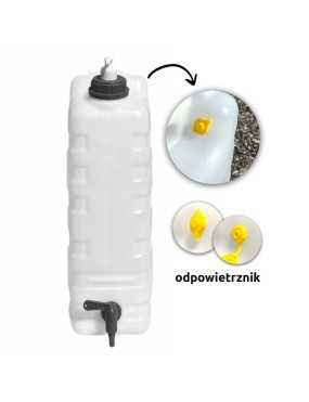 Portable Sink 22L SimplyCan Profi – Water Container with Dispenser and Air Vent