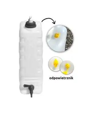 Portable Sink 22L SimplyCan Profi – Water Container with Dispenser and Air Vent