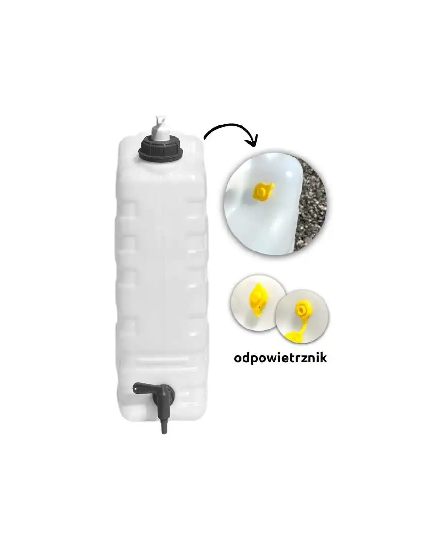 Portable Sink 22L SimplyCan Profi – Water Container with Dispenser and Air Vent