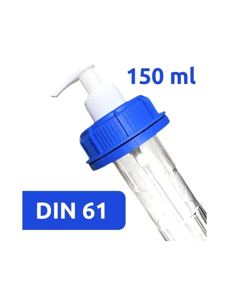 Soap Dispenser for Canister 150 ml SimplyCan DIN61 Blue