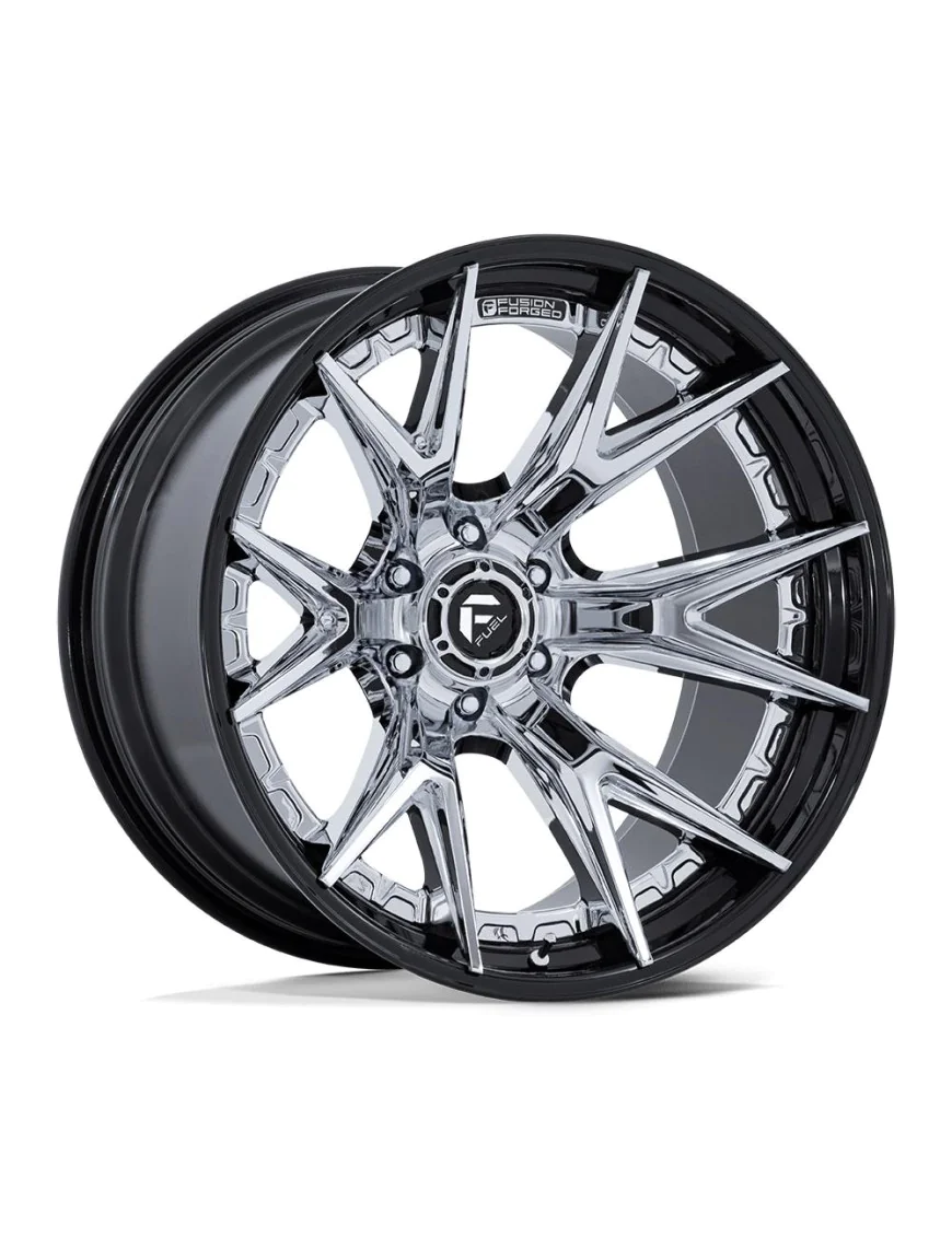 Felga aluminiowa FC402 CATALYST Chrome W/ Gloss Black Lip Fuel