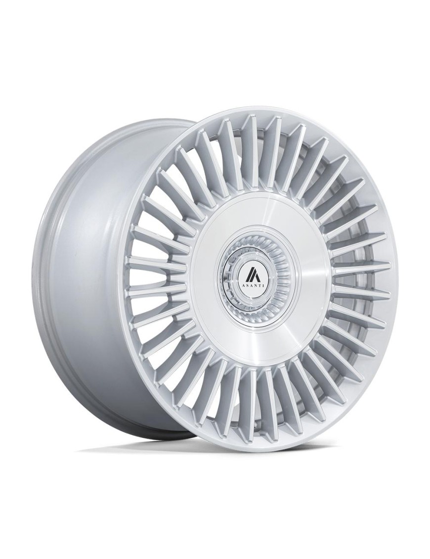 Felga aluminiowa AB040 TIARA Gloss Silver Bright Mach Face Asanti