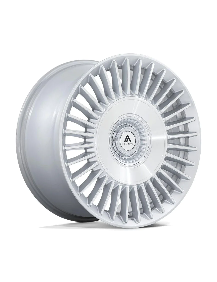 Felga aluminiowa AB040 TIARA Gloss Silver Bright Mach Face Asanti