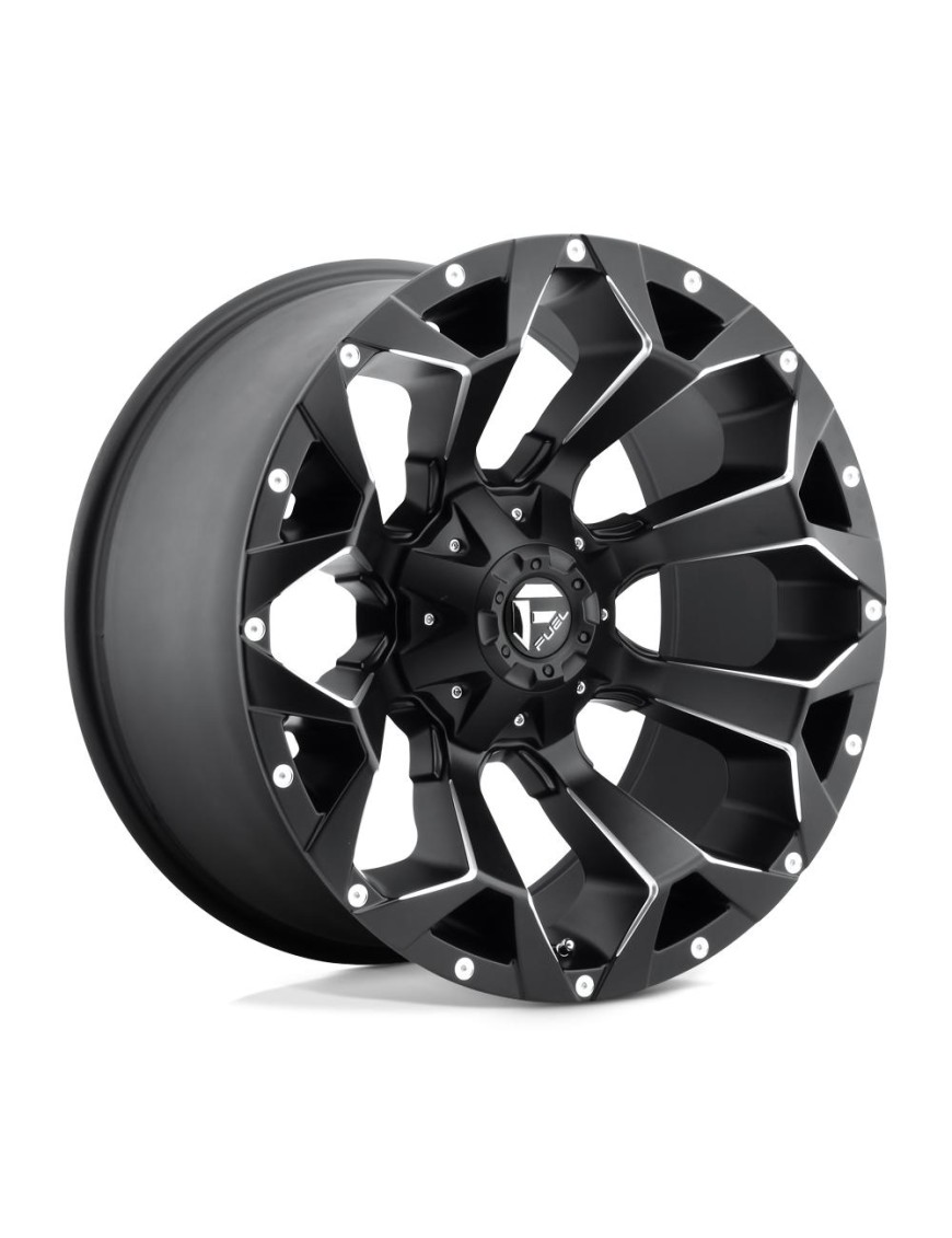 Felga aluminiowa D546 ASSAULT Matte Black Milled Fuel